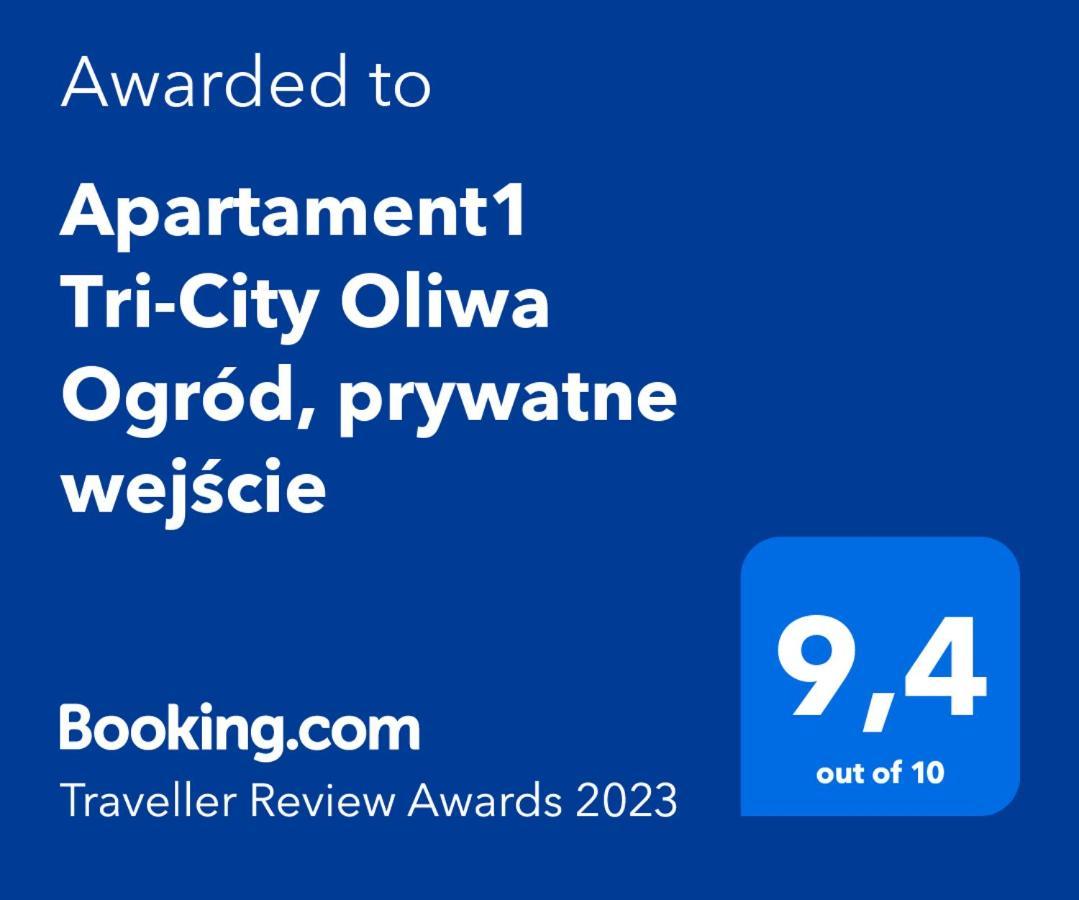 Apartament1 Tri-City Oliwa Ogrod, Prywatne Wejscie غدانسك المظهر الخارجي الصورة